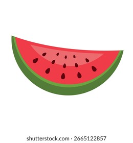 Isolated colored watermelon fruit icon Vector illustration
