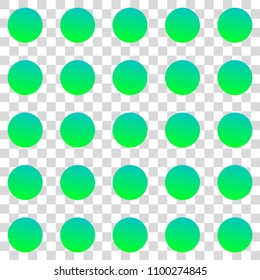 Isolated colorful abstract object. Bright gradient figure, geometric shape. Vector decorative object. Creative symbol for your design.