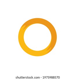 Isolated colorful abstract vector logo. Round shapes. Loading signs. Simple flat symbols. graphic illustrations. Vector illustration