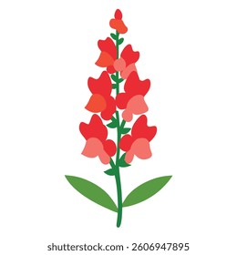 Isolated Colorful Flower Vector Illustrations