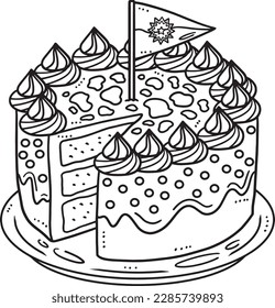Isolated Coloring Page for Kids