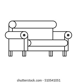 Isolated comfortable chair design
