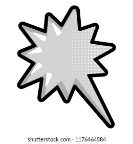 Isolated comic bubble speech. Vector illustration design