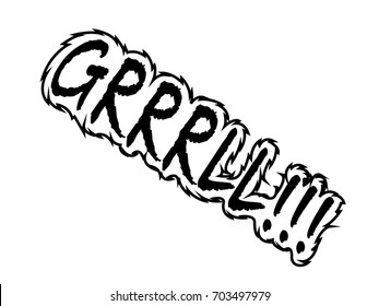 Isolated comic onomatopoeia on a white background, Vector illustration