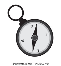 Isolated compass image on a white background - Vector