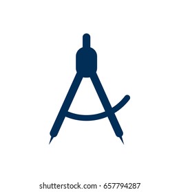 Isolated Compasses Icon Symbol On Clean Background. Vector Compass  Element In Trendy Style.