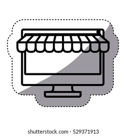 Isolated computer and shopping design