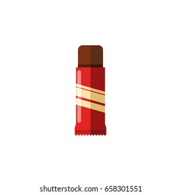 Isolated Confection Flat Icon. Sweet Vector Element Can Be Used For Confection, Sweet, Chocolate Design Concept.