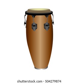 Isolated conga on a white background, Vector illustration