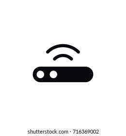 Isolated Connection Icon. Modem Vector Element Can Be Used For Modem, Connection, Wifi Design Concept.