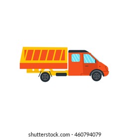 Isolated construction car machine vector illustration on white background