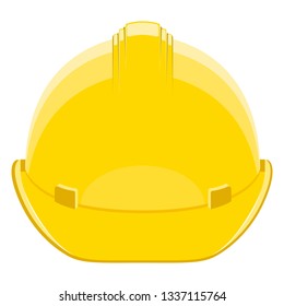 Isolated construction helmet image. Vector illustration design