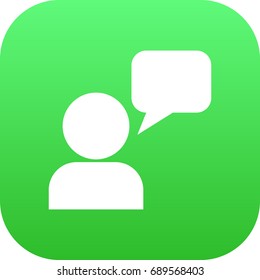 Isolated Consultant Icon Symbol On Clean Background. Vector Assistant Element In Trendy Style.
