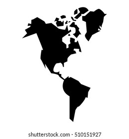 Isolated continents of planet design