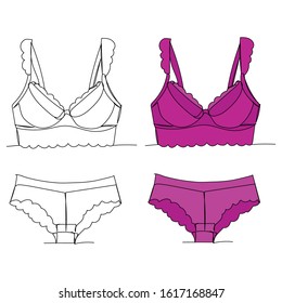 Lingerie Sketch Images, Stock Photos & Vectors | Shutterstock