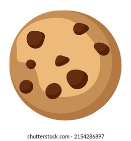 Isolated cookies father vector illustration