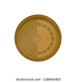 Isolated copper coin icon