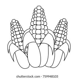 Isolated corn design