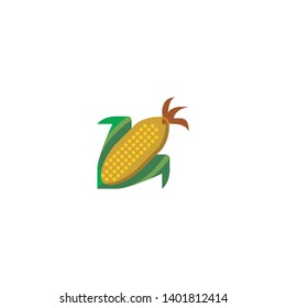 Isolated Corn Emoji, Emoticon, Vector Icon, Pictogram