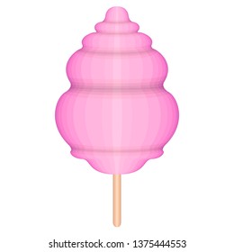Isolated cotton candy image. Vector illustration design