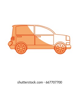isolated coupe car