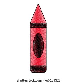 Isolated crayon design