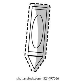 Isolated crayon toy design