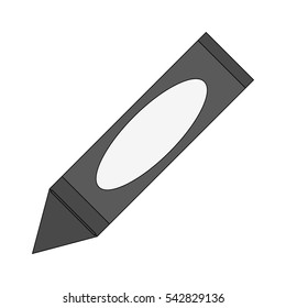 Isolated crayon toy design