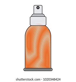 Isolated cream bottle design