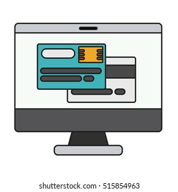 Isolated credit card and computer design