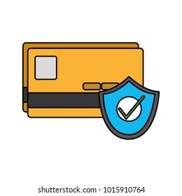 Isolated credit card design