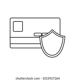 Isolated credit card design