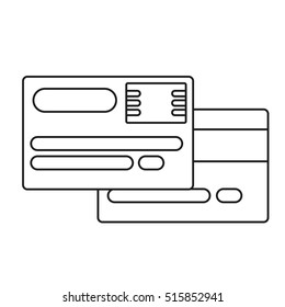 Isolated credit card design