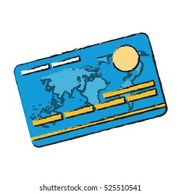 Isolated credit card design