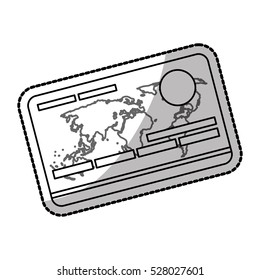 Isolated credit card design