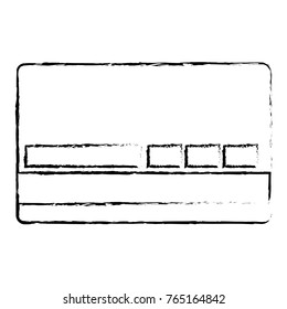 Isolated credit card design