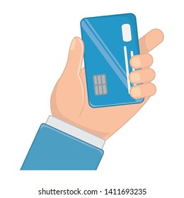 Isolated credit card design vector illustration