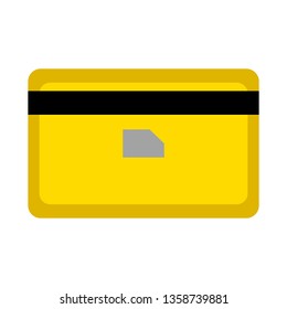 Isolated credit card icon. Vector illustration design