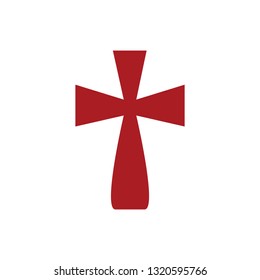 Isolated cross icon. Holy week. Vector illustration design
