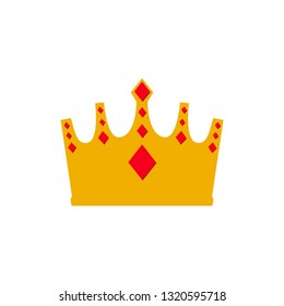 Isolated crown icon image. Vector illustration design