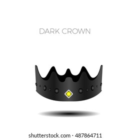 Isolated crown on a white background, Vector illustration