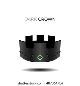 Isolated crown on a white background, Vector illustration