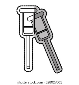 Isolated crutches design