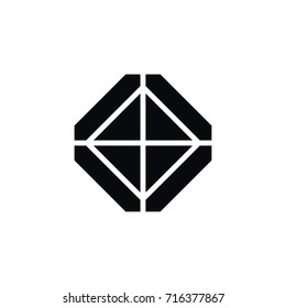 Isolated Crystal Icon. Carat Vector Element Can Be Used For Gem, Crystal, Carat Design Concept.