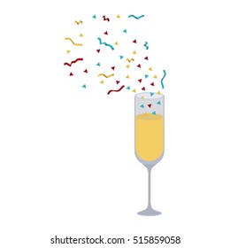 Isolated cup of alcohol design