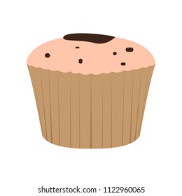 Isolated cupcake icon