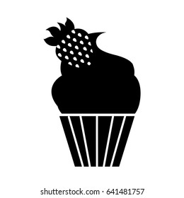 isolated cupcake icon