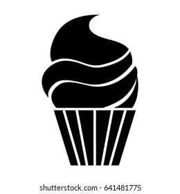 isolated cupcake icon