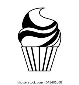 isolated cupcake icon