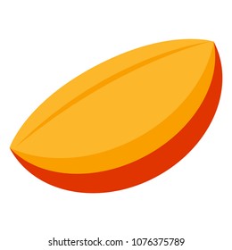 Isolated cut mango icon
